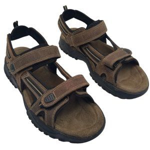 REDHEAD FINLEY RIVER ATHLETIC SANDALS STRAP SHOES MENS SIZE 11 BROWN ADJUSTABLE